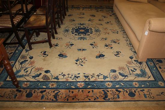 An early 20th century Peking carpet, 11ft 8in by 9ft 6in.(-)